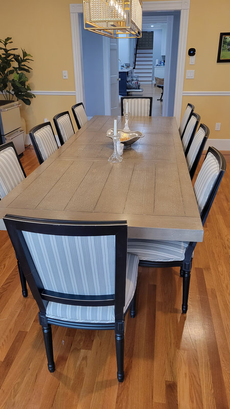 Reupholstered Dining Room Chairs