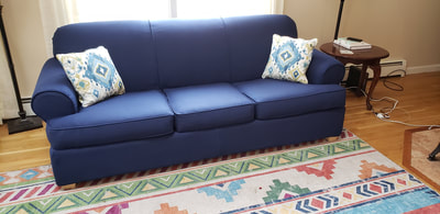 Blue Sofa Slipcovers