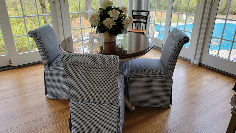 Parsons Chairs reupholstered
