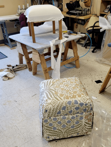 Ottoman Upholstering