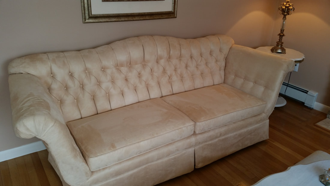Upholstered Sofa and Settee