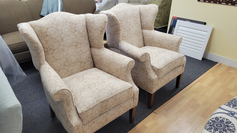 Upholstery Portfolio - Wing Chairs